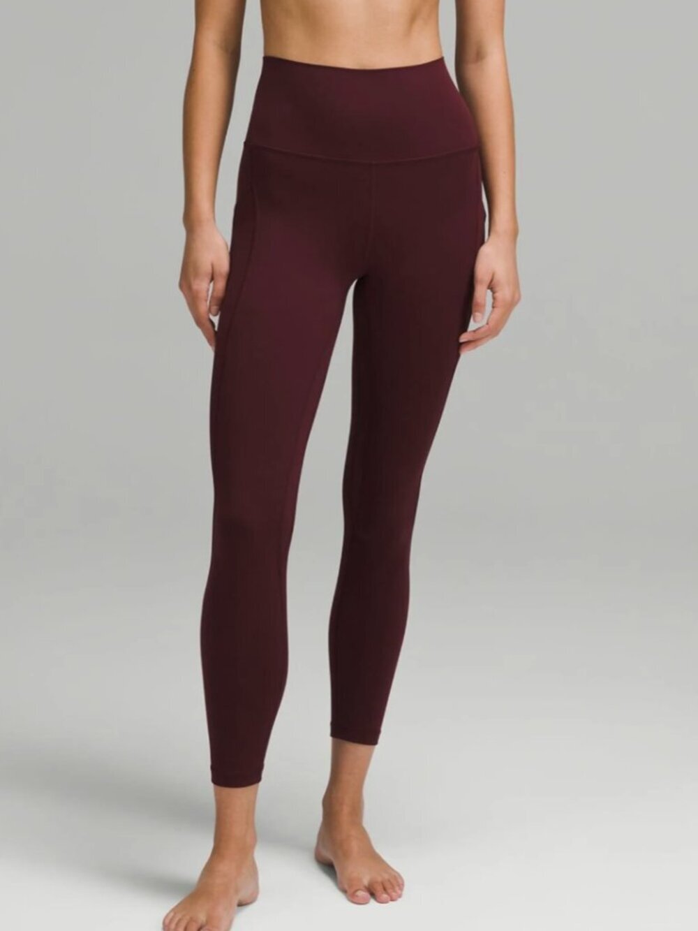 lululemon Align™ High-Rise Pant with Pockets 25" Garnet color size 4